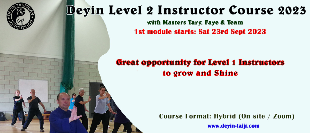 Level 2 Tai Chi Instructor Course 09-2023