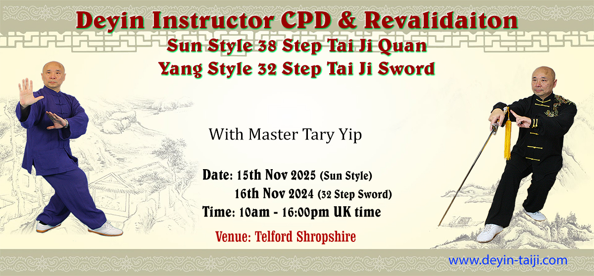 Sun 38 Step & 32 Step Sword CPD & Revalidation