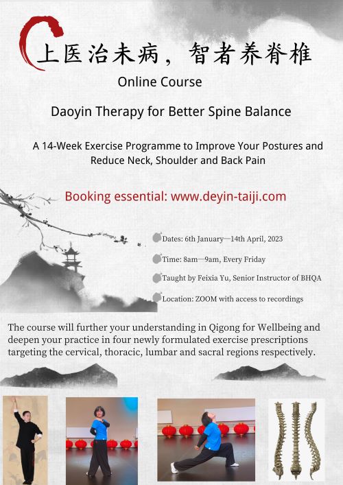Daoyin to Rebalance the Spine - Improver course