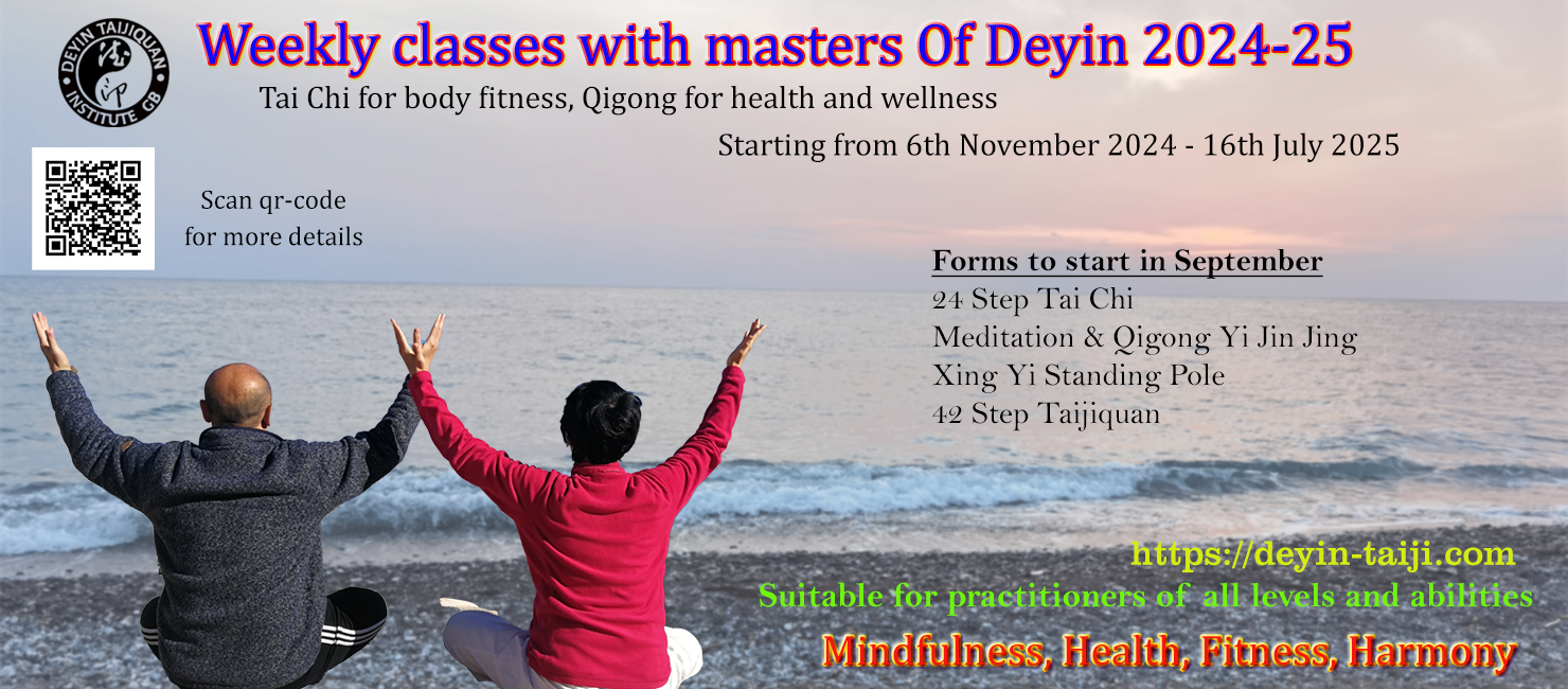 Weekly Classes with Masters Tary & Faye 2024-25