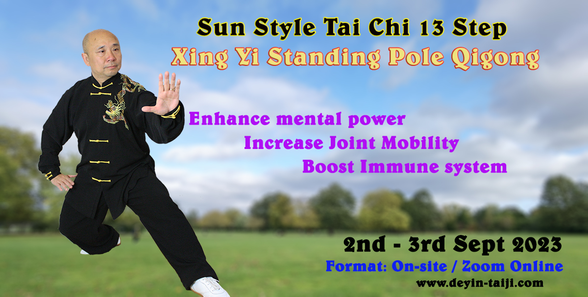 Sun Style 13 Step / Xing Yi Standing Pole (Zhan Zhuang) <br/> 2nd-3rd Sept